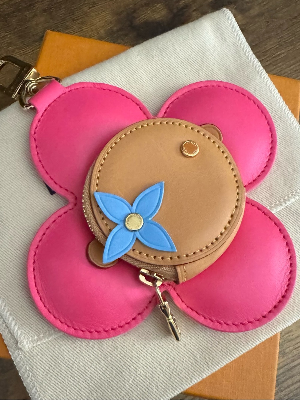 LOUIS VUITTON Limited Edition Vivienne Pouch Bag Charm